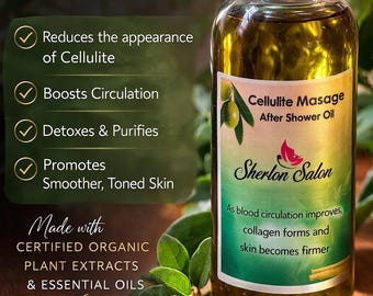 Aceite de masaje anticelulítico para después de la ducha