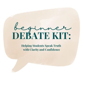 Beginner Debater&#39;s Kit | Middle School Speech & Debate Kit | Educational Activity Pack