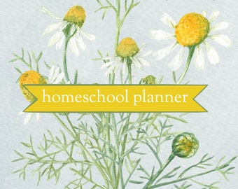 Charlotte Mason-inspired Homeschool Planner (digital download for lesson planning and recording)