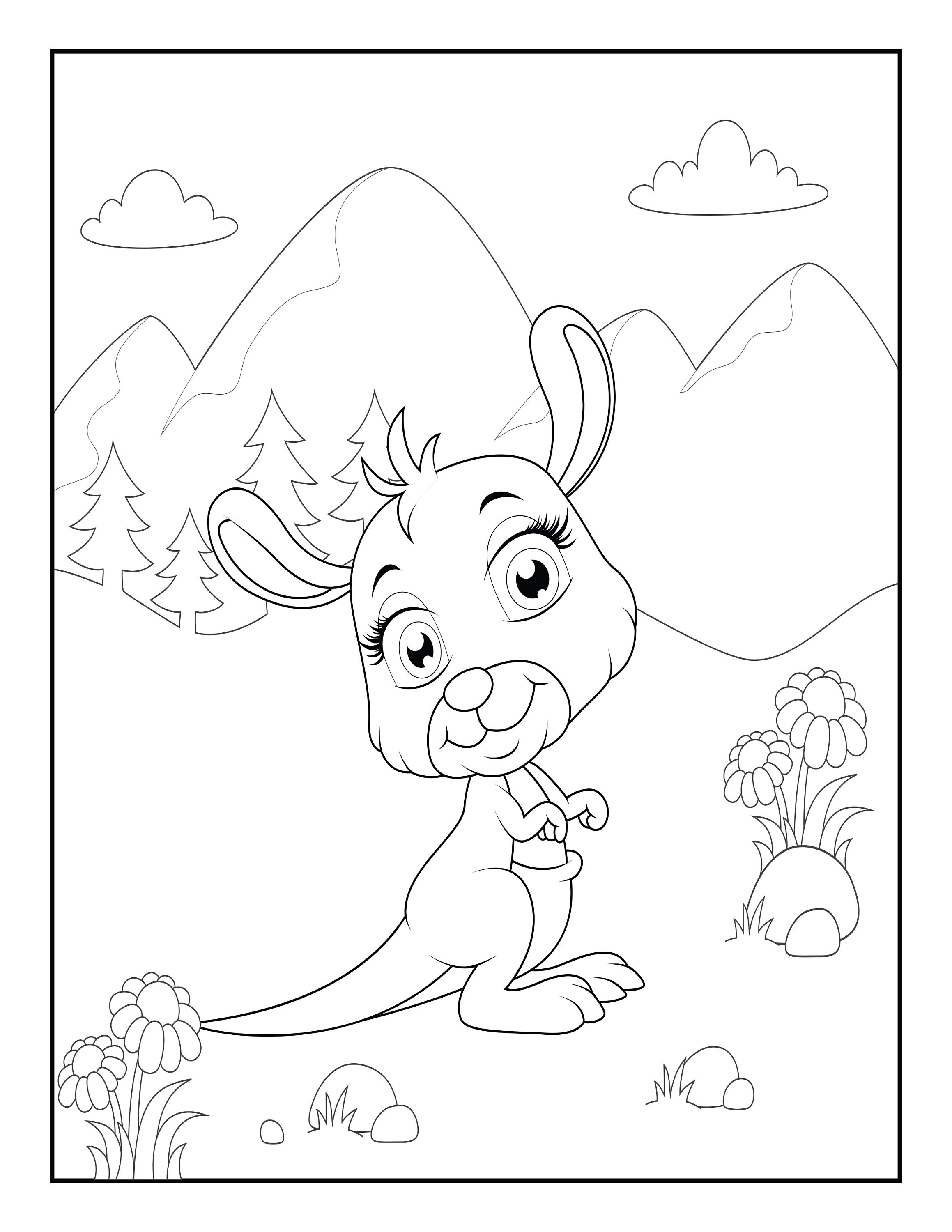 Animal Coloring book and sheets - Etsy 日本