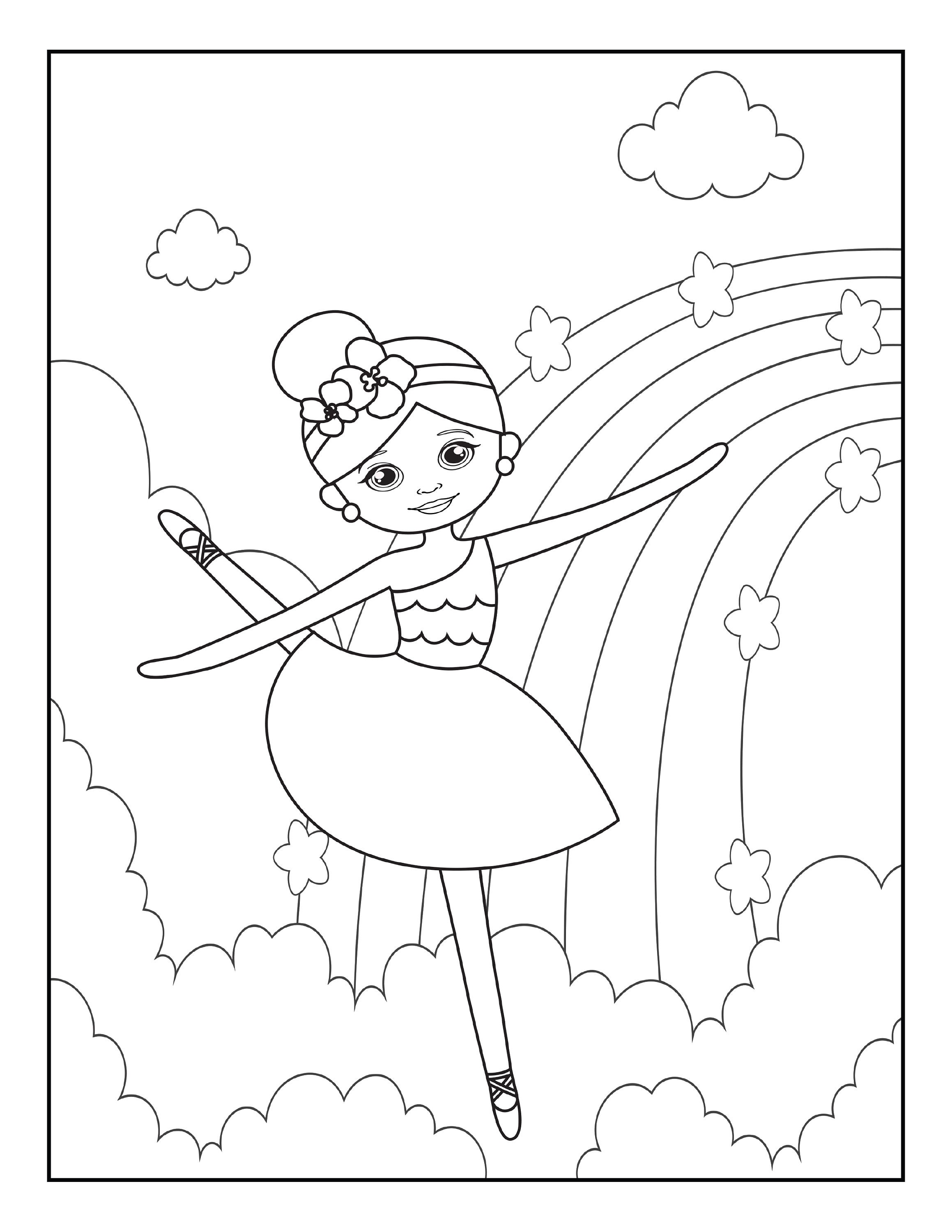 Princess Coloring Book and Sheets | Etsy