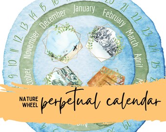 Nature Wheel Perpetual Calendar