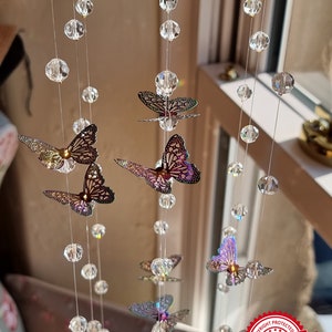 Mariposa (Butterfly) Kaleidoscope Suncatcher Crystal