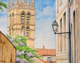 Original painting wall decoration handmade drawing montpellier