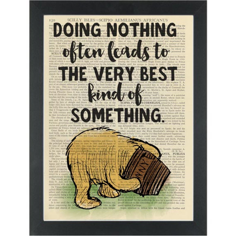 Image result for winnie the pooh doing nothing leads