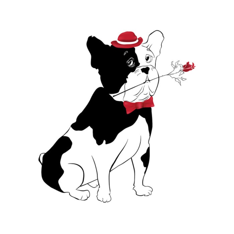 Download Dog clipart buldog clipart. Valentines clipart love ...