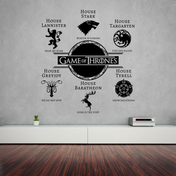 Stickers Game Of Thrones Inspired Wall Art Sticker Vinyl