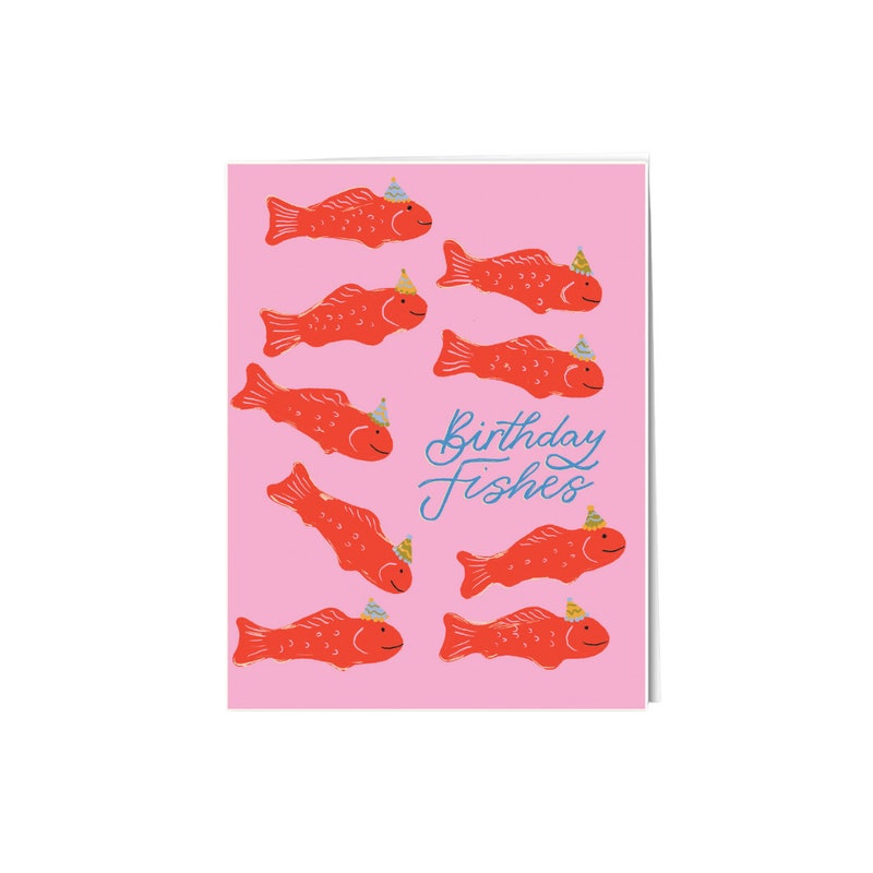 Fish Birthday Card - Etsy