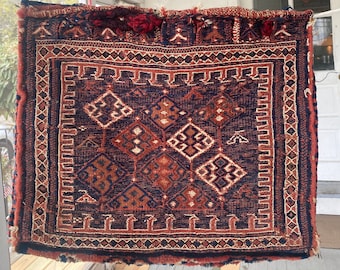 Sale!!!!Vintage/ Antique Hand Woven Wool Saddle Bag