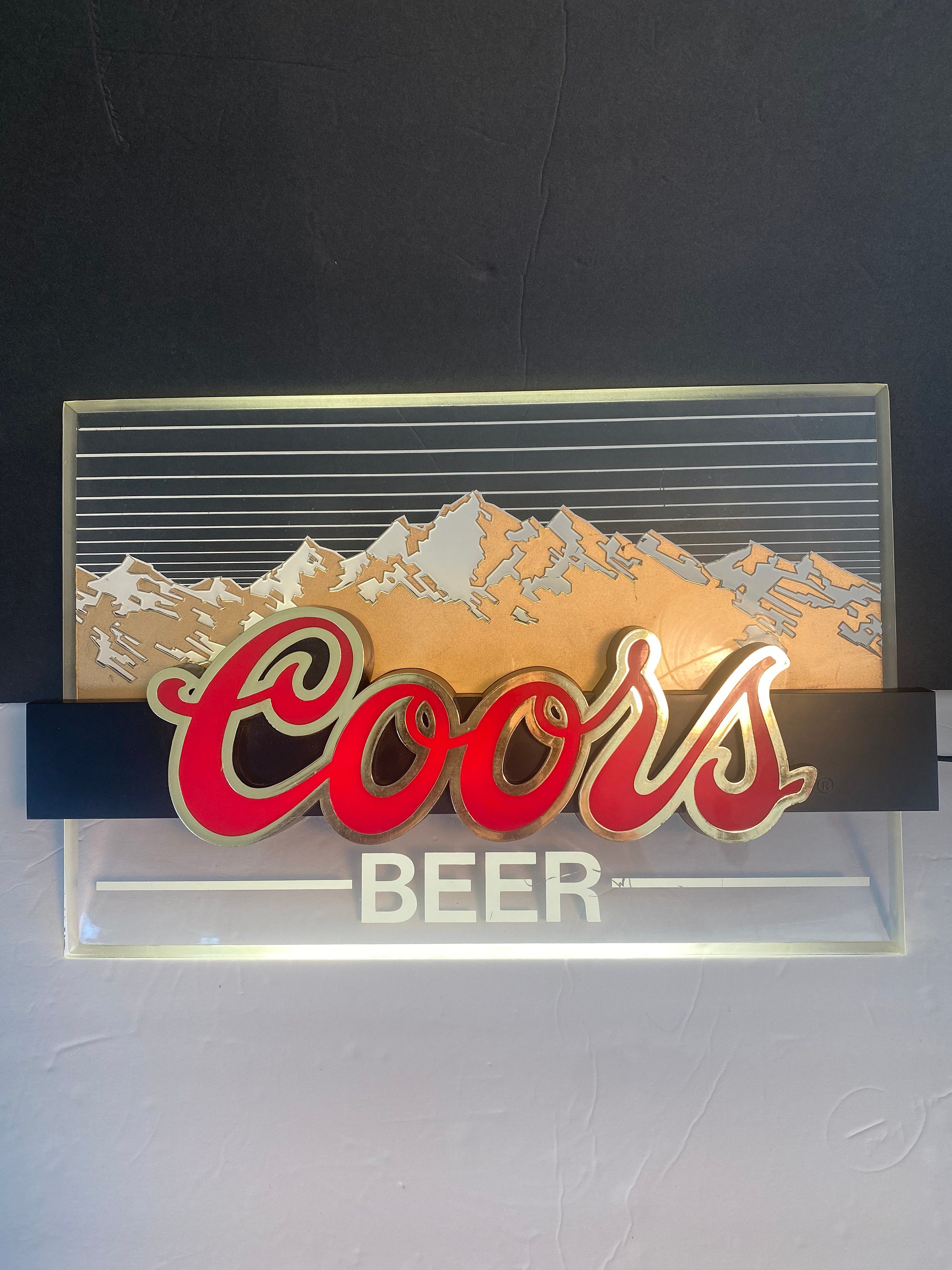 Coors light sale light up sign