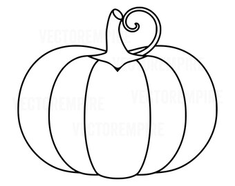 Pumpkin Stencil Svg Etsy
