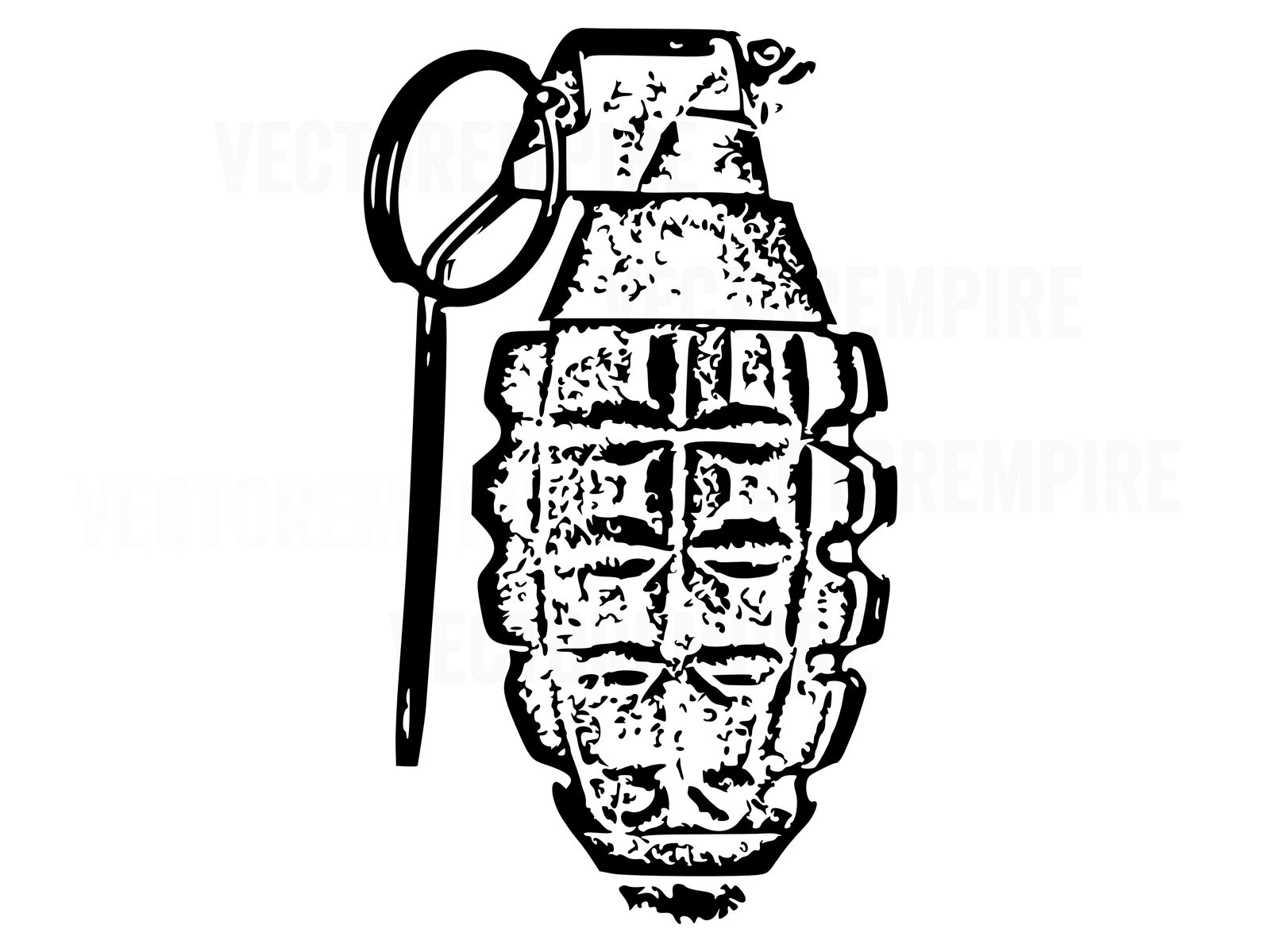 Grenade SVG Bomb SVG Hand Grenade Clip Art Grenade EPS File Explosion ...