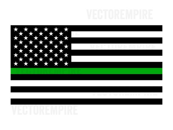 Download Thin Green Line Flag Svg American Flag Svg Military Clip Etsy PSD Mockup Templates