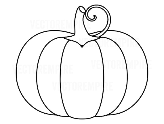 Download Pumpkin Svg Fall Pumpkin Clip Art Autumn Svg Pumpkin Etsy