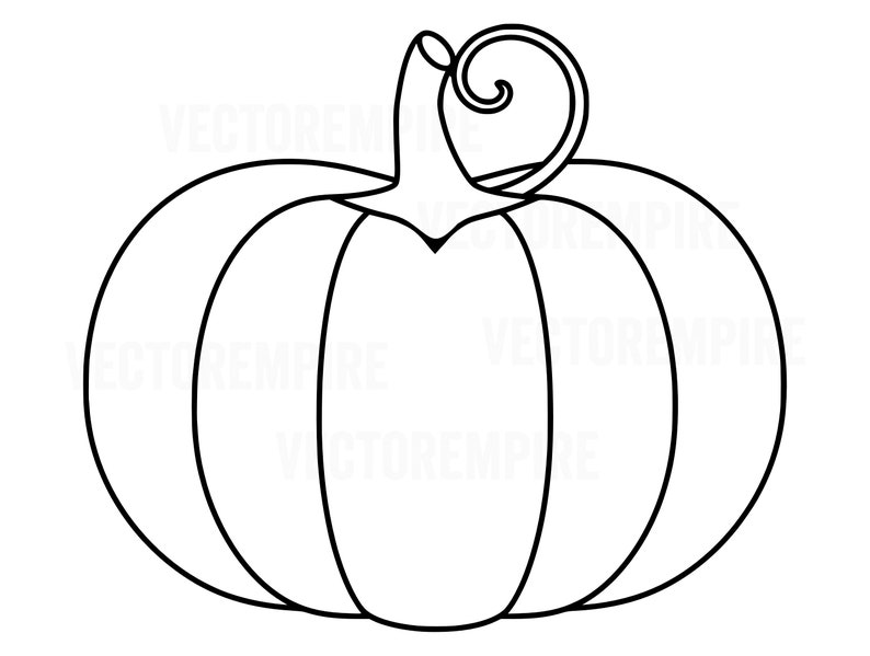Download Pumpkin SVG Fall Pumpkin Clip Art Autumn SVG Pumpkin | Etsy