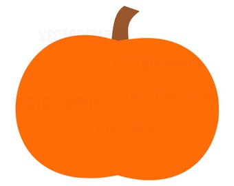 Pumpkin SVG - Fall Pumpkin Clip Art - Autumn SVG - Pumpkin Cricut Files - Pumpkin Outline Silhouette - Pumpkin Stencil Eps, Dxf, Png, Jpeg