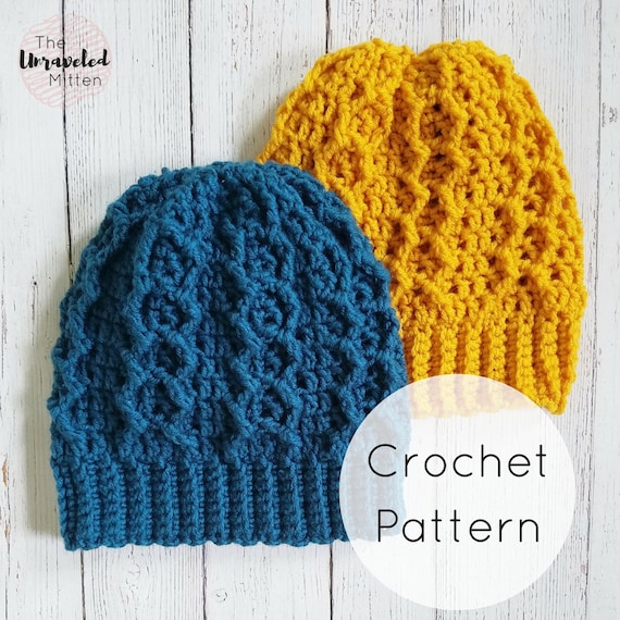 Colorful Crochet Hat Patterns - The Unraveled Mitten