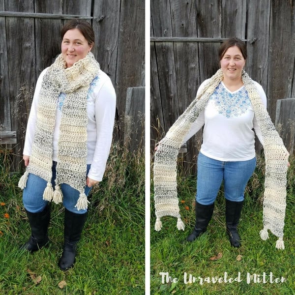 Super Easy Super Scarf | Beginner Crochet Pattern | PDF Download - Etsy