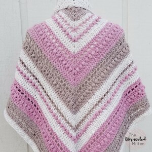 What You Love Shawl Crochet Pattern PDF Digital Download The Unraveled Mitten Triangle Shawl Triangle Scarf image 2