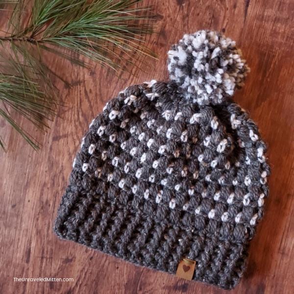 39 Beanie Hat Crochet Patterns: Upgrade Your Style Game Today! 29 Puff Stitch Beanie Yuba Beanie