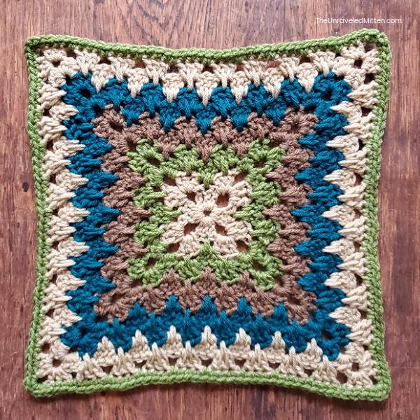 38 Crochet Square Patterns to Build Your Next Project 16 Spike Stitch 12 Inch Granny Square Crochet
