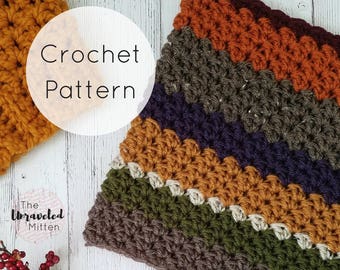 Wildwood Cowl | Easy Crochet Pattern | PDF Digital Download