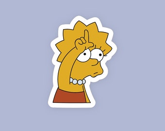 Simpsons stickers | Etsy