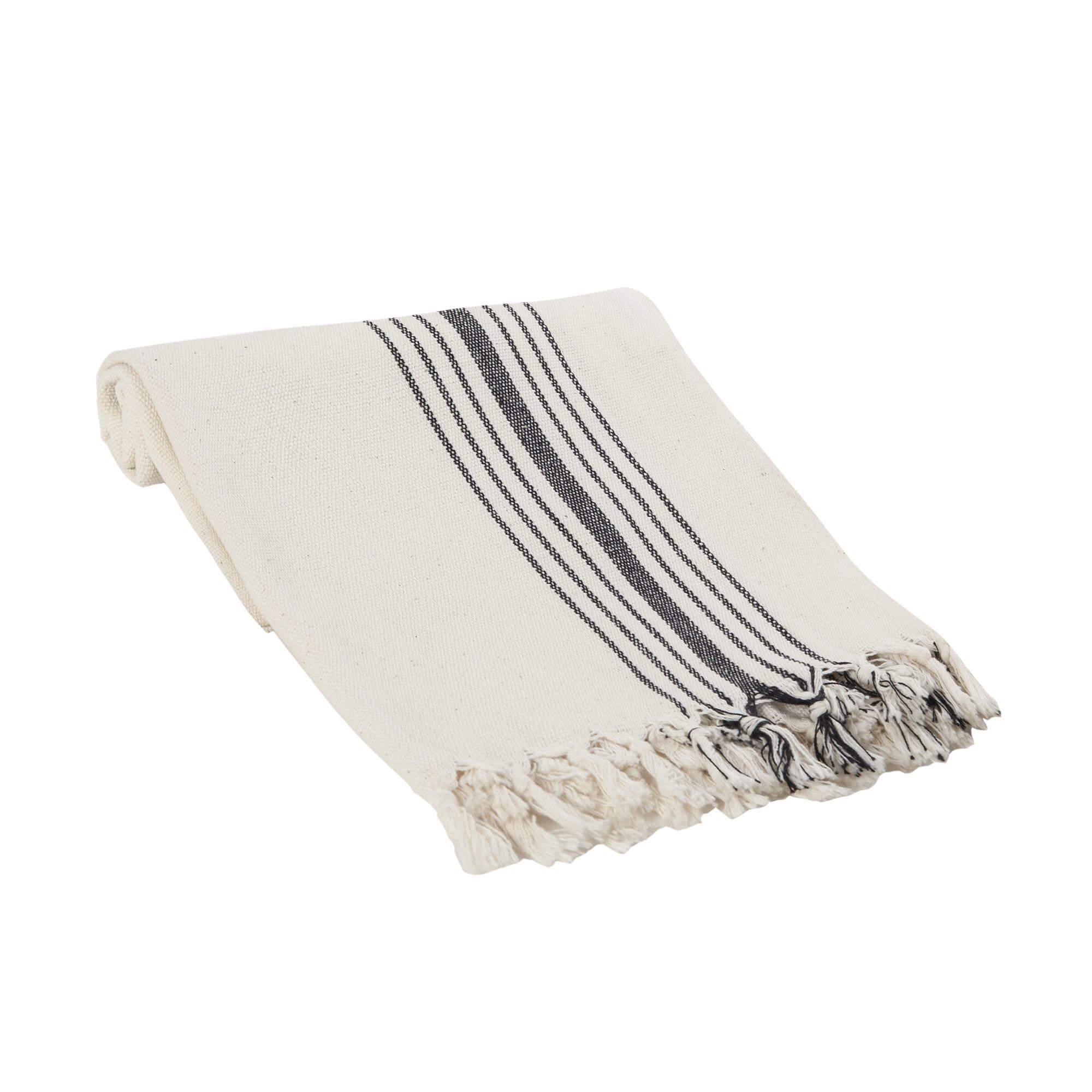 Whisper Weight Natural Turkish Hand Towel - Olive and Linen