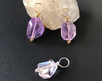 Amethyst Crystal Pendants, Brilliant Purple High Quality, For Crown Chakra, Spirituality and Meditation, Healing Stone, Reiki Crystal