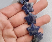 Powerful Third Eye Talisman, Lucky Stars Bracelet made with Natural Sodalite Stone, For Him or Her, Starseed Jewelry, Mystical Gift, Wiccan