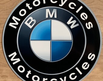 BMW Vintage Reproduction Garage Sign