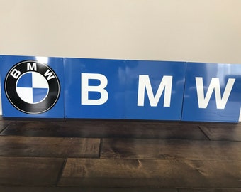AMG Mercedes Vintage Logo Reproduction Garage Sign