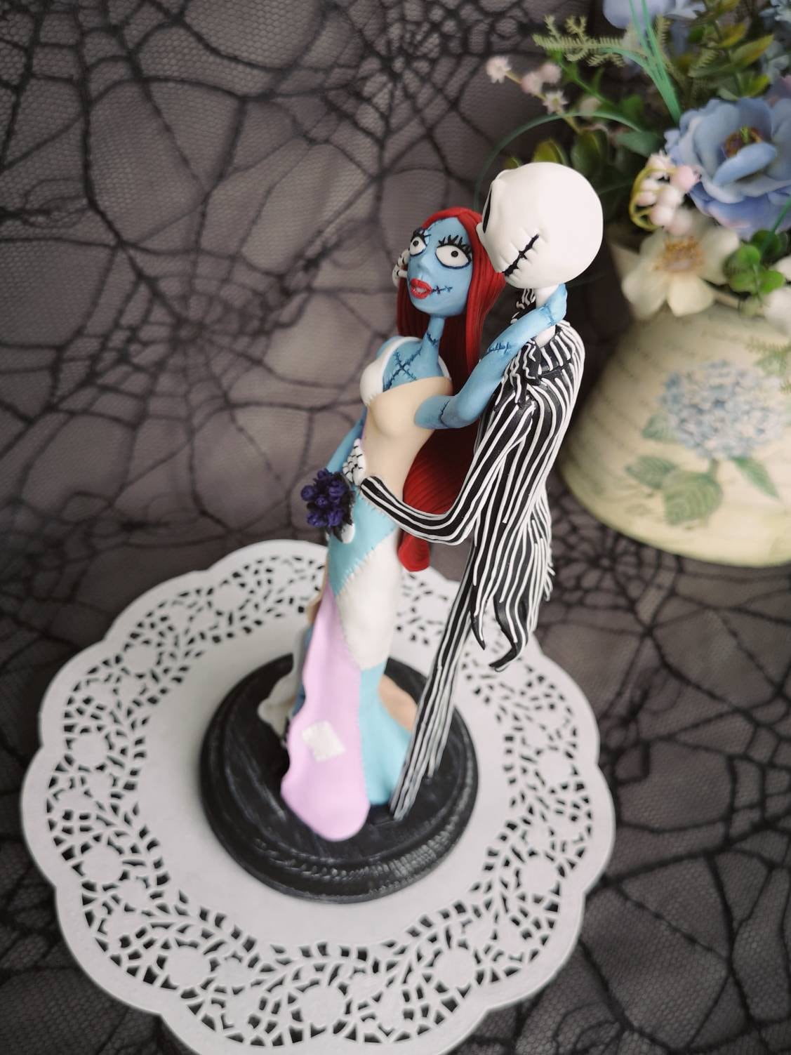 Nightmare Before Christmas Jack And Sally Cake Topper - vrogue.co