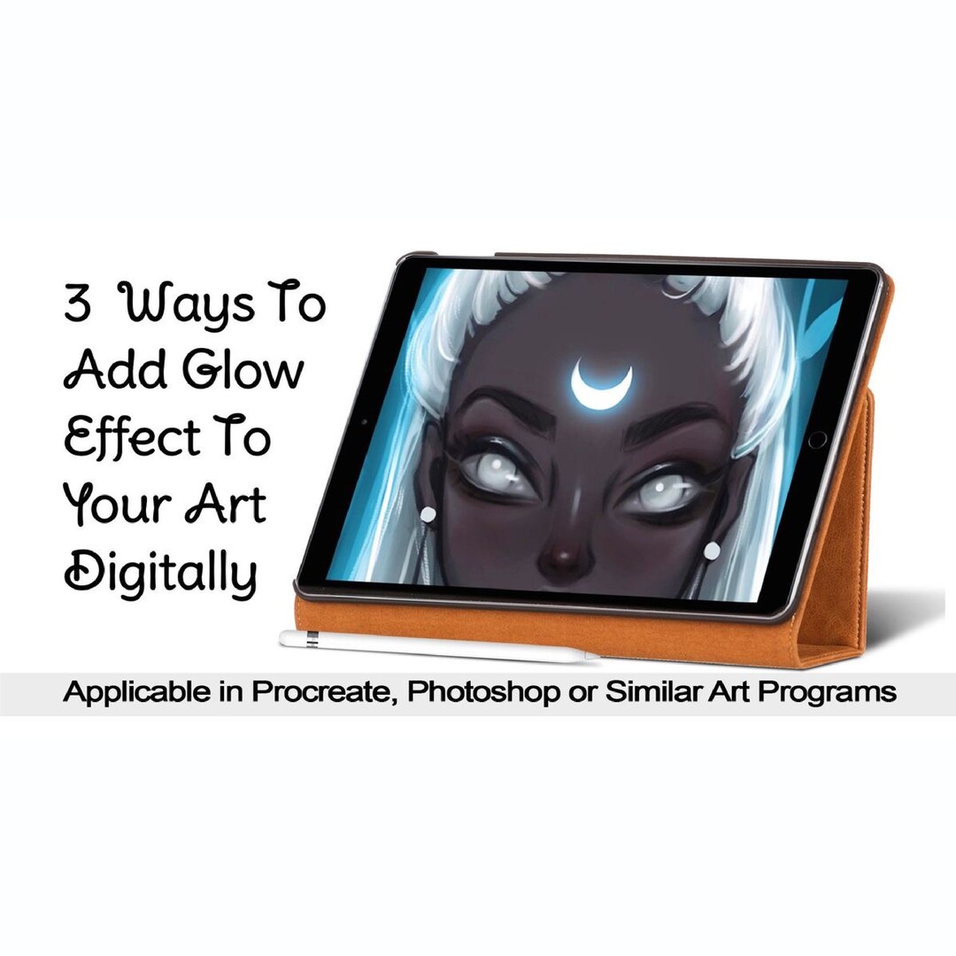Procreate Tutorial Add Glow Effect To Digital Art Digital Download