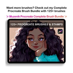 Muzenik Essential Procreate Brushes – 12 pennelli digitali per ritratti e anime immagine 10