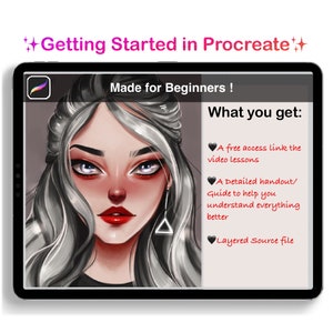 Procreate Tutorial, Procreate Lessons, Step by step coloring tutorial by Muzenik art