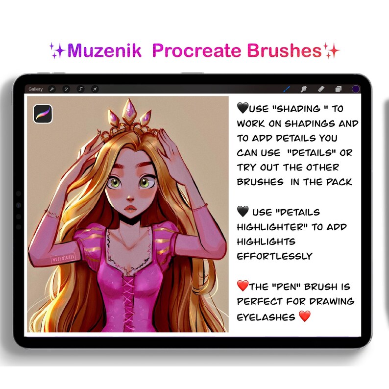 Procreate essential Painting brushes