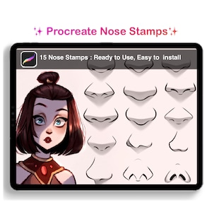 Procreate Nose Stempeln von Muzenik Art