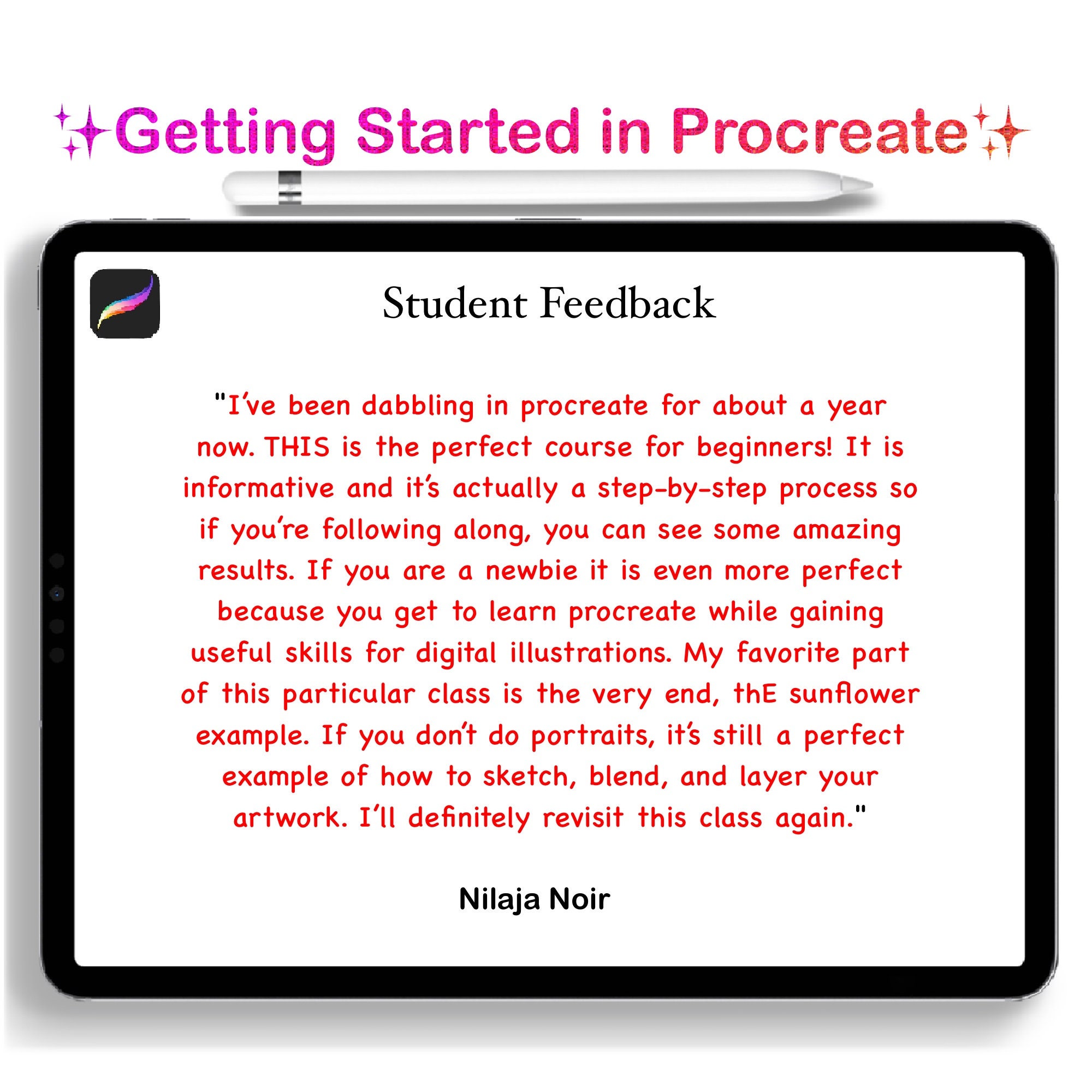 Procreate Tutorials for Beginners | Digital Art Classes for Newbie - Etsy