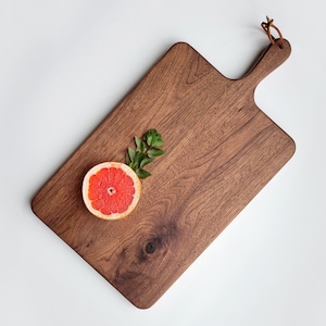 Charcuterie Board / Black Walnut / Paddle Board