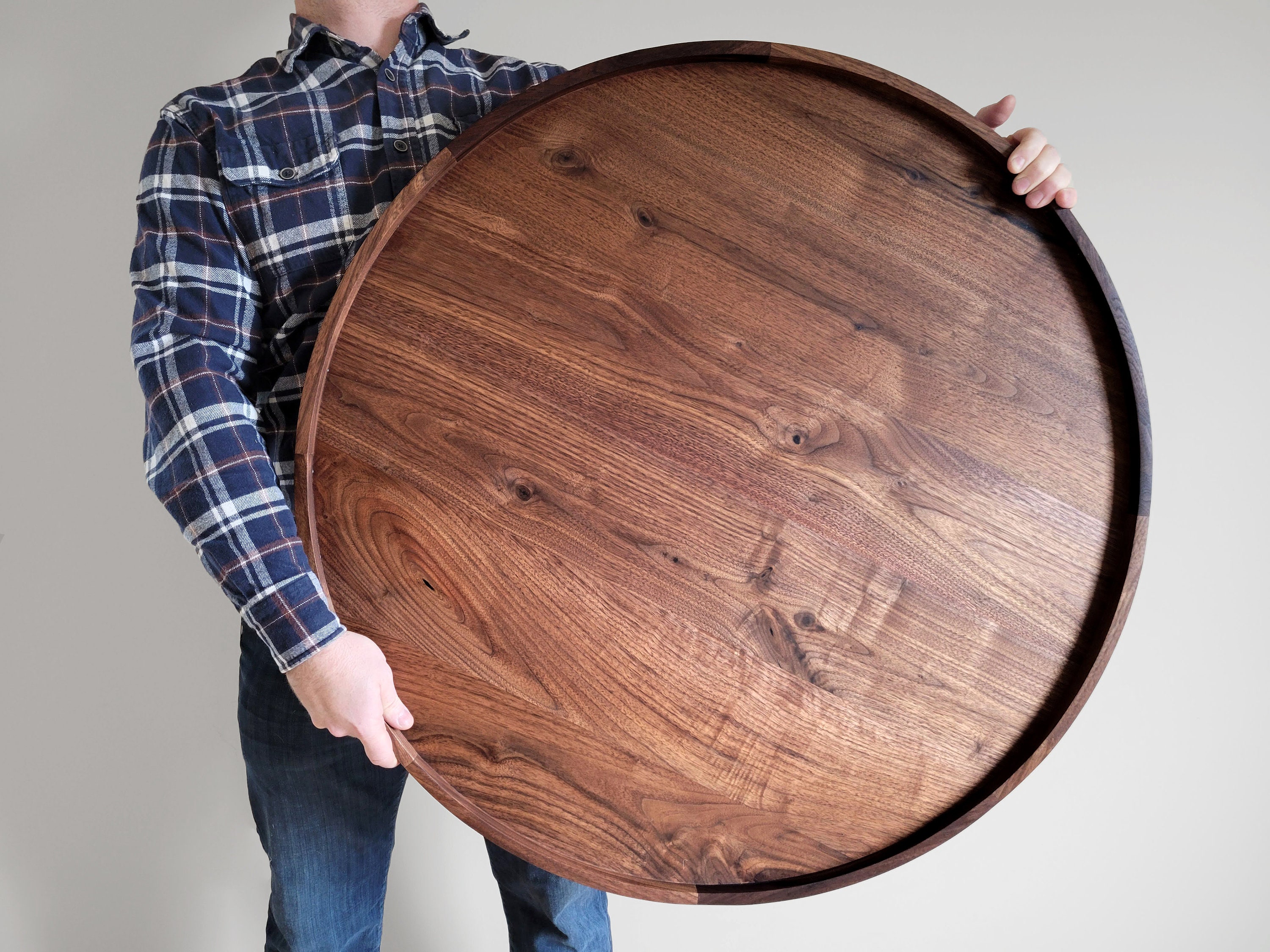 Round Coffee Table Tray