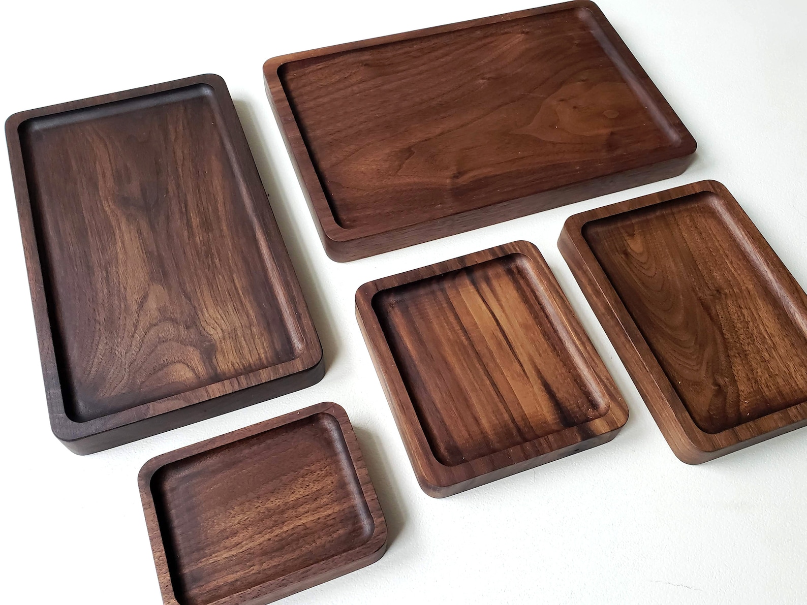 Wood Tray / Black Walnut / Catchall Valet Tray Etsy