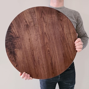 Charcuterie Board / Black Walnut / Round