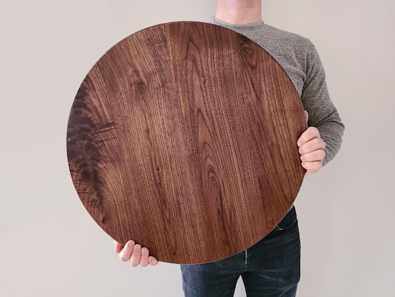 Charcuterie Board / Black Walnut / Round