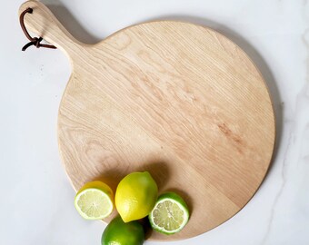 Charcuterie Board / Birch / Round Paddle Board