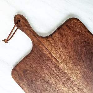 Charcuterie Board / Black Walnut / Personalized Initials Heart image 4