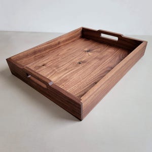 Wood Tray / Black Walnut / Coffee Table Tray / Serving Tray