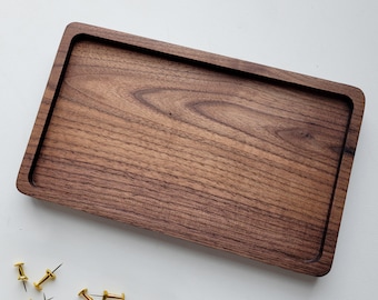 Wood Tray / Black Walnut / Catchall + Valet Tray