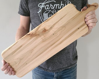 Charcuterie Board / Ambrosia Maple / Long Paddle Board / Ready to Ship