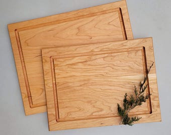 Cutting Board / Cherry / Charcuterie / Juice Groove